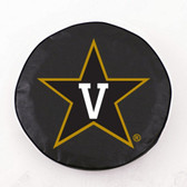 Vanderbilt Commodores Black Tire Cover, Small