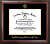 UTEP Miners Gold Embossed Diploma Frame