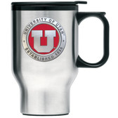 Utah Utes Stainless Steel Travel Mug