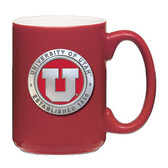 Utah Utes Red Coffee Mug Set