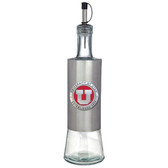 Utah Utes Colored Logo Pour Spout Stainless Steel Bottle