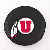 Utah Utes Black Tire Cover, Small