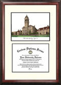 Utah State University Scholar Framed Lithograph with Diploma