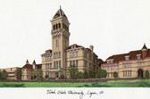 Utah State University Lithograph