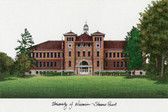 University of Wisconsin, Stevens Point Lithograph