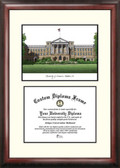 University of Wisconsin, Madison Scholar Framed Lithograph with Diploma