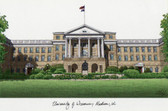 University of Wisconsin, Madison Lithograph