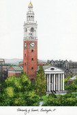 University of Vermont Lithograph