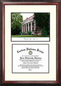 University of Oregon Scholar Framed Lithograph with Diploma