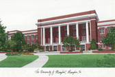 University of Memphis Lithograph