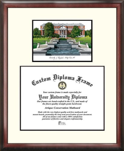 University of Maryland, College Park Scholar Framed Lithograph with