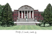 University of Louisville Lithograph