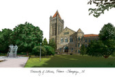 University of Illinois, Urbana-Champaign Lithograph