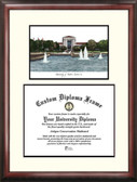 University of Houston Scholar Framed Lithograph with Diploma
