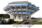 University of California, San Diego Lithograph