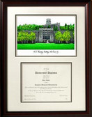 U.S. Military Academy Scholar Framed Lithograph with Diploma