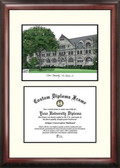 Tulane University Scholar Framed Lithograph with Diploma