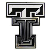 Texas Tech Red Raiders Silver Auto Emblem