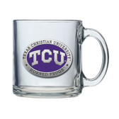 TCU Horned Frogs Logo Clear Coffee Mug Set