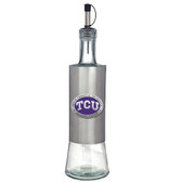 TCU Horned Frogs Colored Logo Pour Spout Stainless Steel Bottle