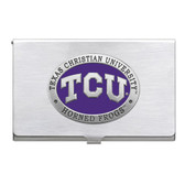 TCU Horned Frogs Business Card Case Set