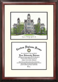 Syracuse University Scholar Framed Lithograph with Diploma