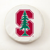 Stanford Cardinals White Tire Cover, Large