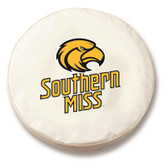 Southern Miss Golden Eagles White Tire Cover, Small