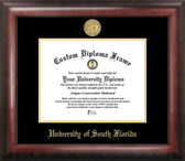 South Florida Bulls Gold Embossed Diploma Frame