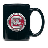 South Carolina Gamecocks Black Coffee Mug Set