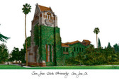San Jose State University Lithograph