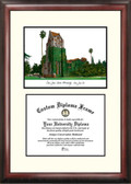 San Jose State University Scholar Framed Lithograph with Diploma
