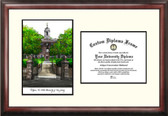 Rutgers University Scholar Framed Lithograph with Diploma