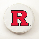 Rutgers Scarlet Knights White Tire Cover, Small