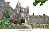 Princeton University Lithograph