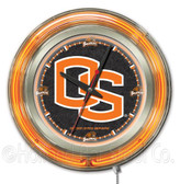 Oregon State Beavers Neon Clock