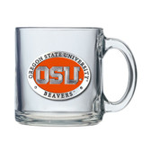 Oregon State Beavers Logo Clear Coffee Mug Set