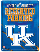 Kentucky Wildcats Metal Parking Sign