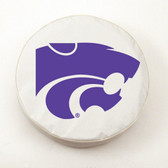 Kansas State Wildcats White Tire Cover, Small