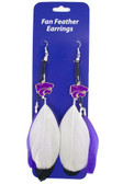 Kansas State Wildcats Team Color Feather Earrings
