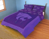 Kansas State Wildcats Reversible Comforter Set (King)