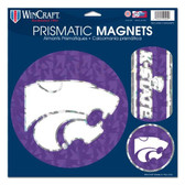 Kansas State Wildcats Magnets - 11"x11 Prismatic Sheet