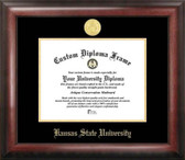 Kansas State Wildcats Gold Embossed Diploma Frame