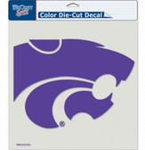 Kansas State Wildcats Die-Cut Decal - 8"x8" Color