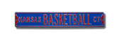 Kansas Jayhawks Kansas Basketball Street Sign