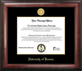 Kansas Jayhawks Gold Embossed Diploma Frame
