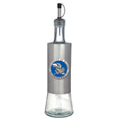 Kansas Jayhawks Colored Logo Pour Spout Stainless Steel Bottle