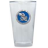 Kansas Jayhawks Colored Logo Pint Glass