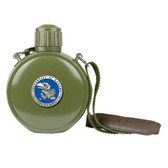 Kansas Jayhawks Colored Logo Canteen with Compass