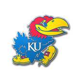 Kansas Jayhawks Color Auto Emblem - Die Cut